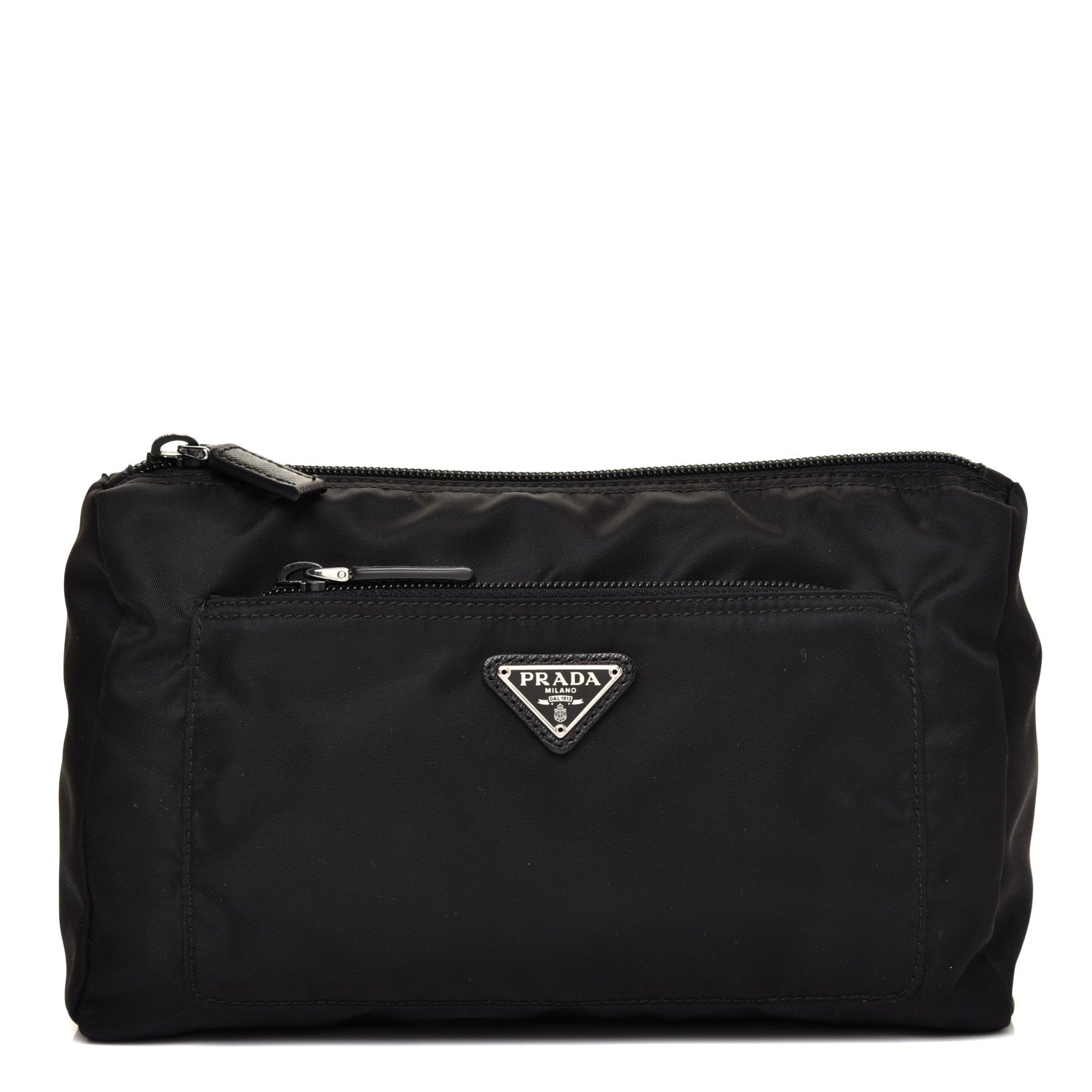 Prada Nylon Vela Cosmetic Pouch Black 1 of 11