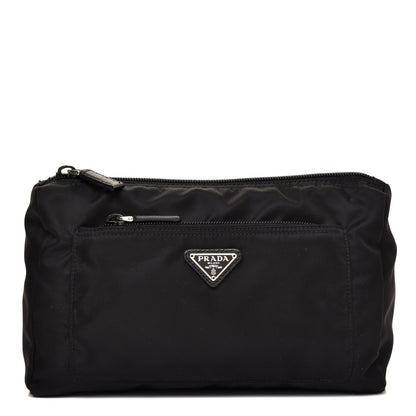 Prada Nylon Vela Cosmetic Pouch Black 1 of 11