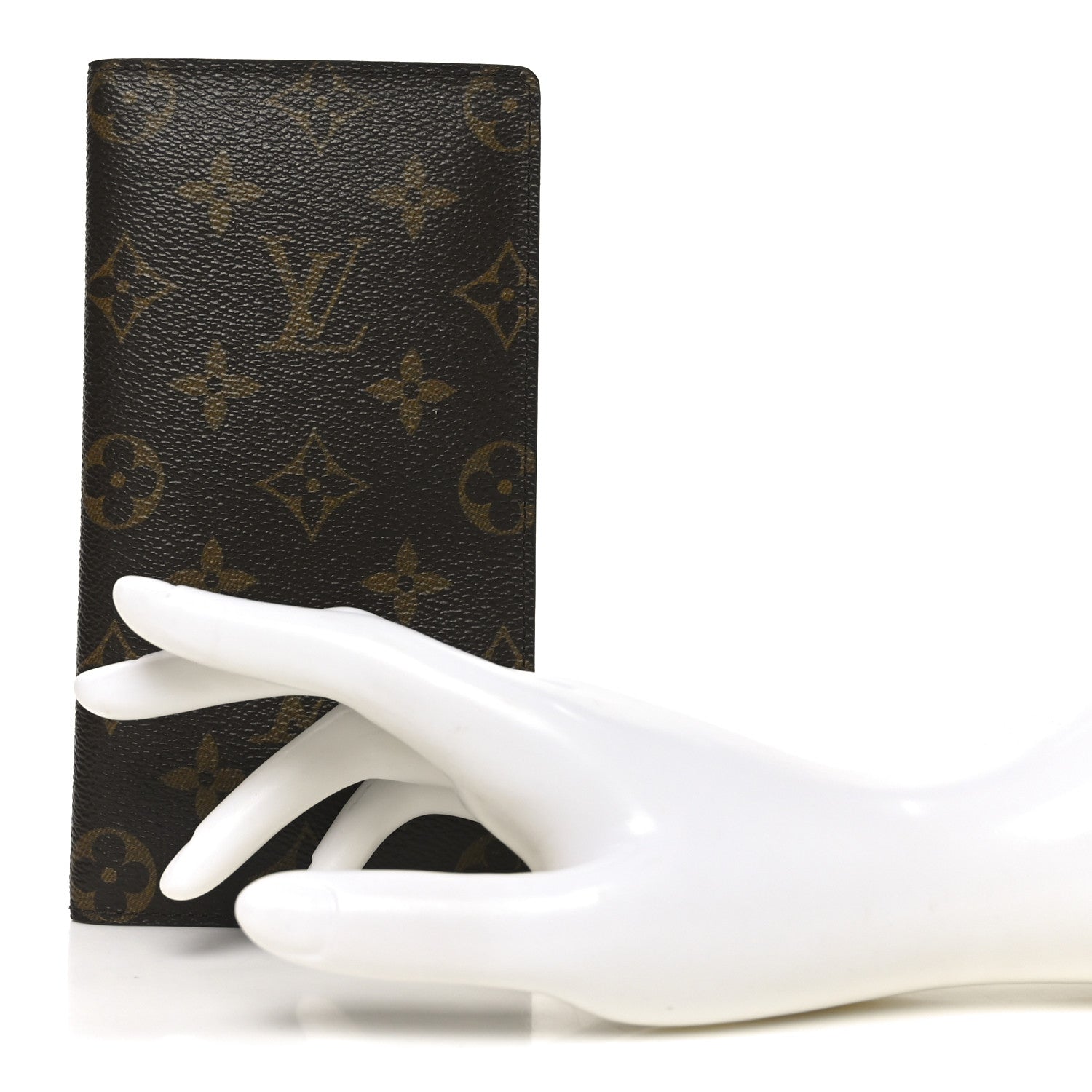 Louis Vuitton Monogram Porte Valeurs Checkbook Wallet 2 of 7