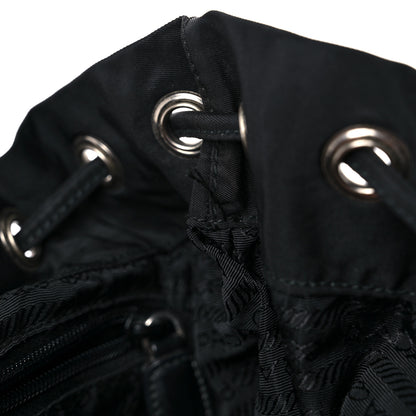 Prada Tessuto Nylon Vela Small Backpack Black 9 of 13