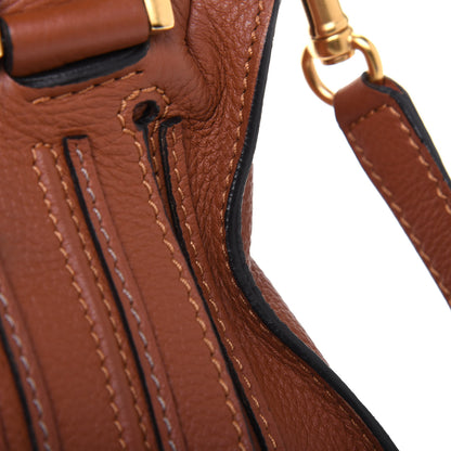 Chloe Calfskin Medium Marcie Satchel Tan 18 of 18