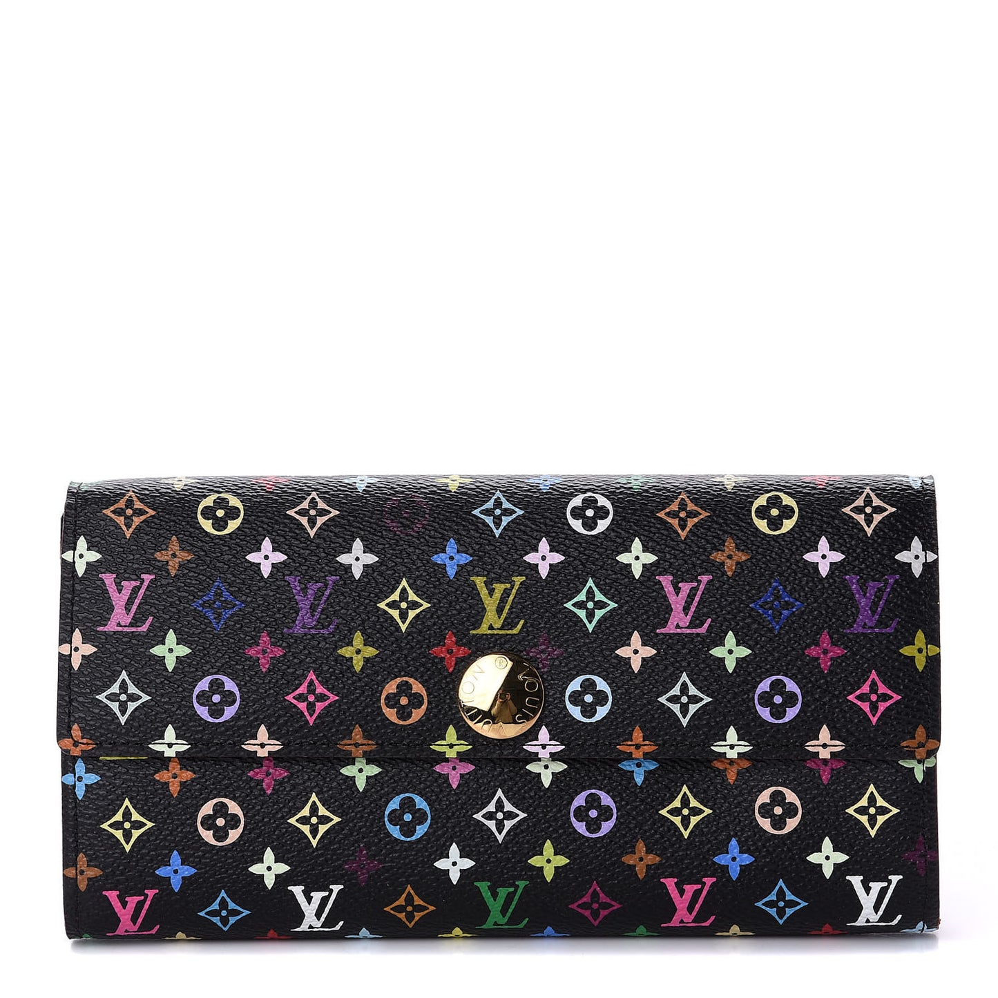 Monogram Multicolor Sarah Wallet Black Grenade