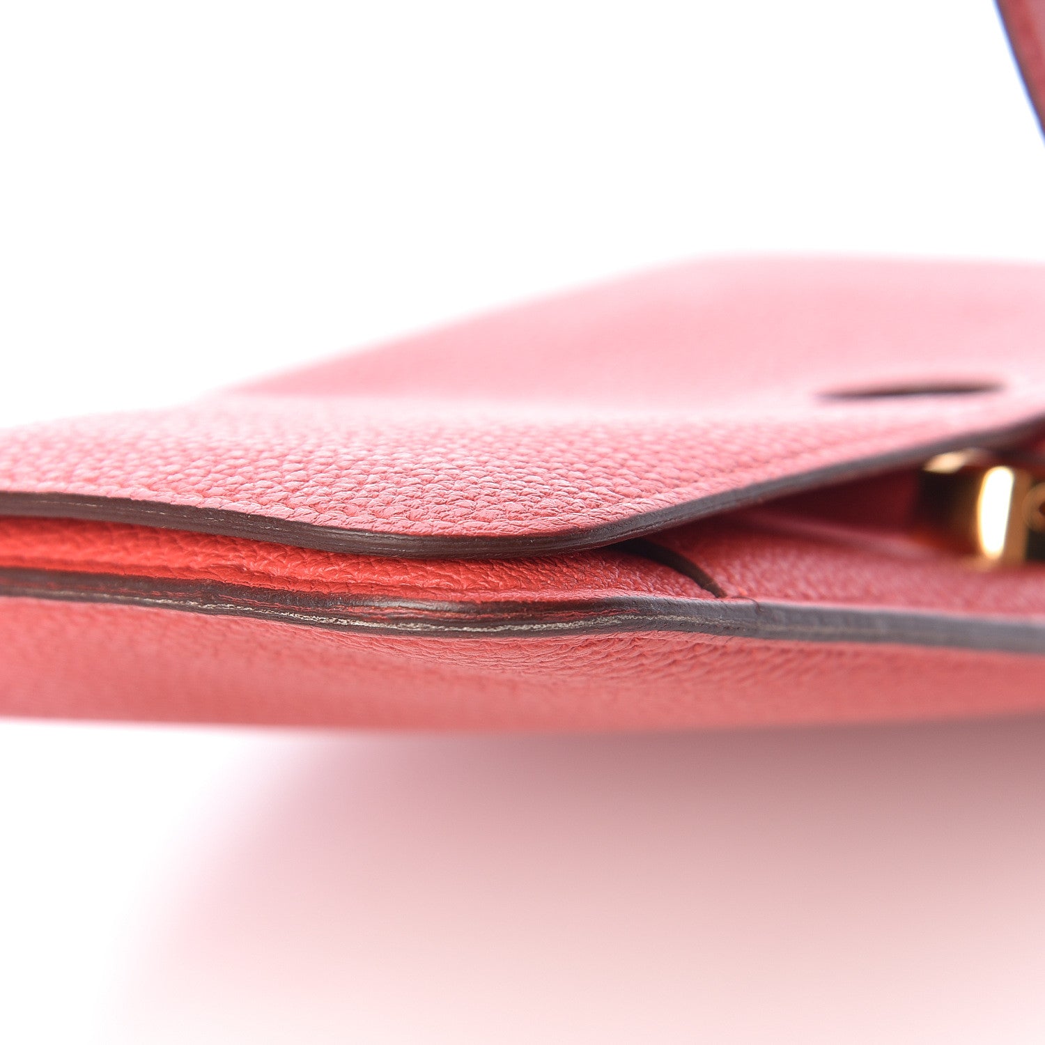 Hermes Togo Dogon Duo Wallet Rouge Pivoine 12 of 13