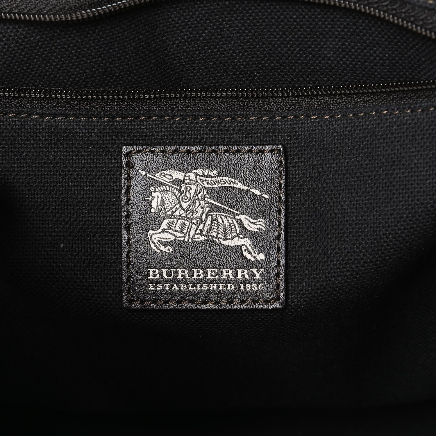 Burberry Haymarket Check Picadilly Bowler Black 6 of 12