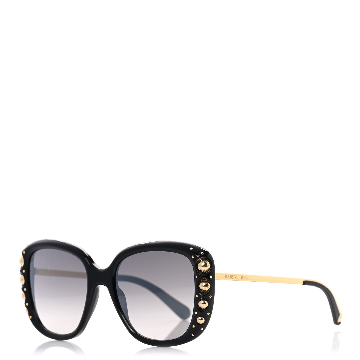 Oversized Studded Sunglasses Z1126W Black