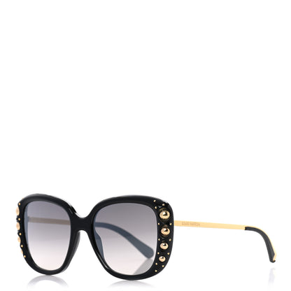 Louis Vuitton Oversized Studded Sunglasses Z1126W Black 1 of 10