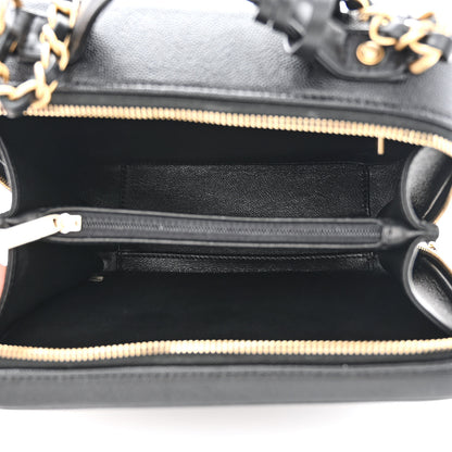 Chanel Caviar Quilted Medium CC Filigree Vanity Case Black 5 of 11