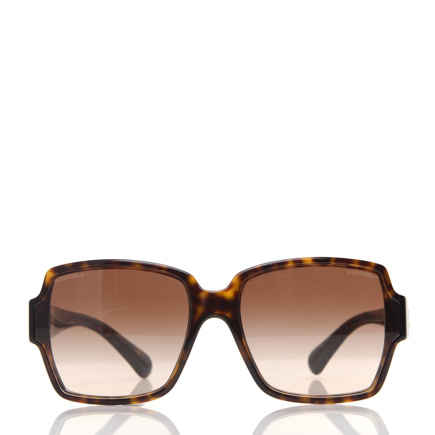 Acetate Square CC Sunglasses 5385 Tortoise