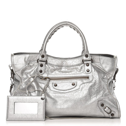 Balenciaga Agneau Classic Hardware City Gris Aluminum 1 of 4