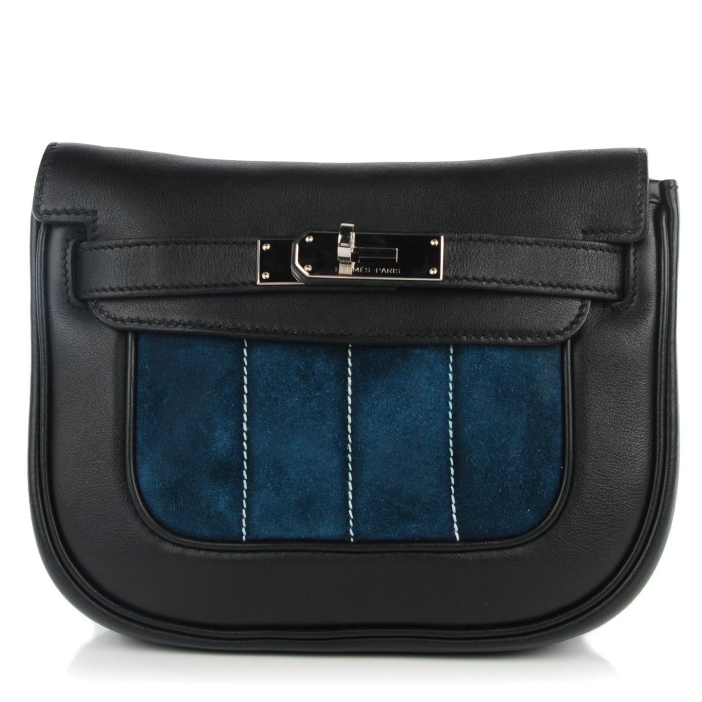 Swift Veau Doblis Mini Sac Berline 21 Black Bleu Ocean