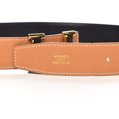 Hermes Box Chamonix 32mm H Belt 70 Black Naturelle 4 of 10