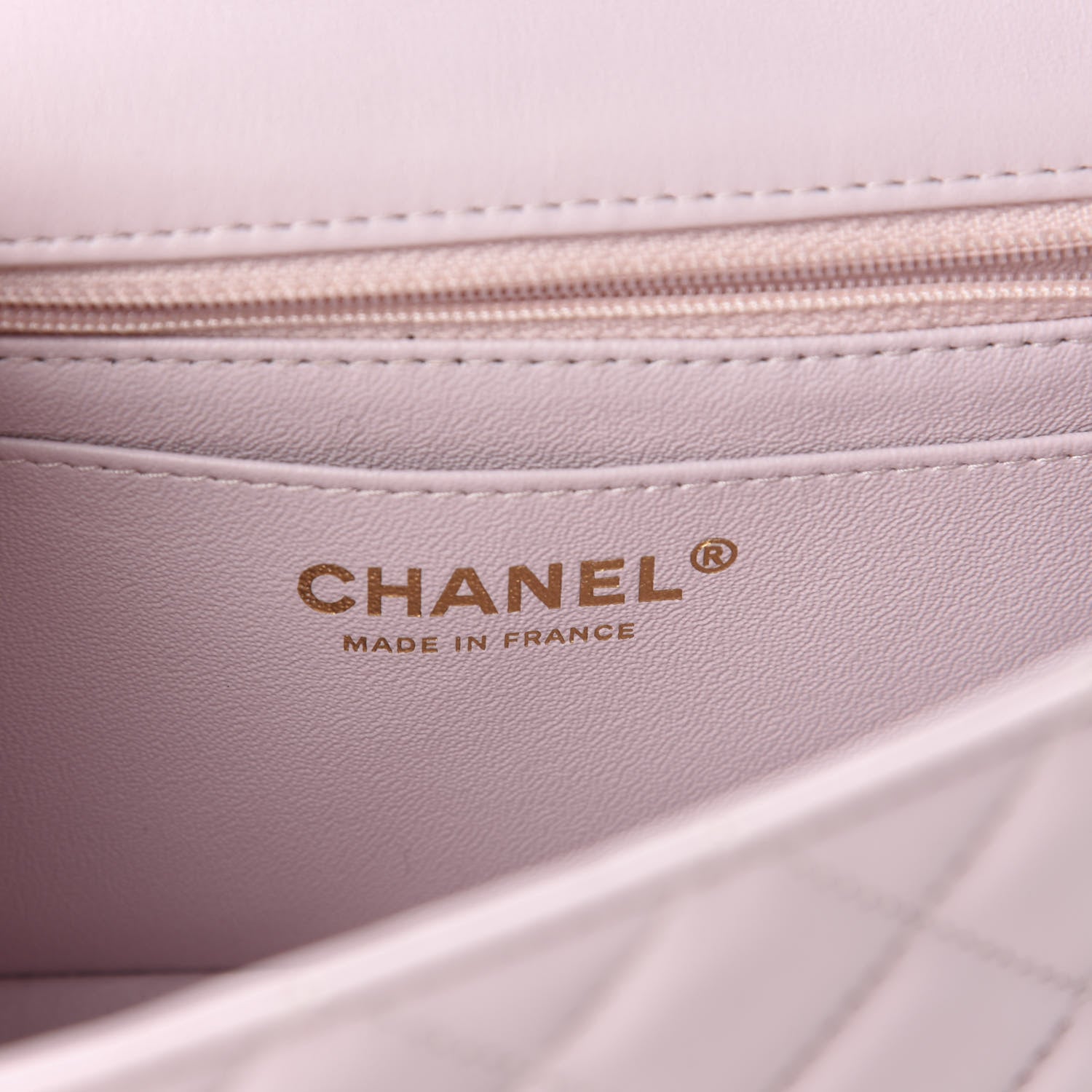 Chanel Lambskin Quilted Mini Rectangular Flap Light Pink 9 of 11