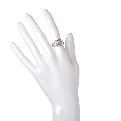 David Yurman Sterling Silver Diamond 7mm Petite Albion Pave Ring 52 6 2 of 5