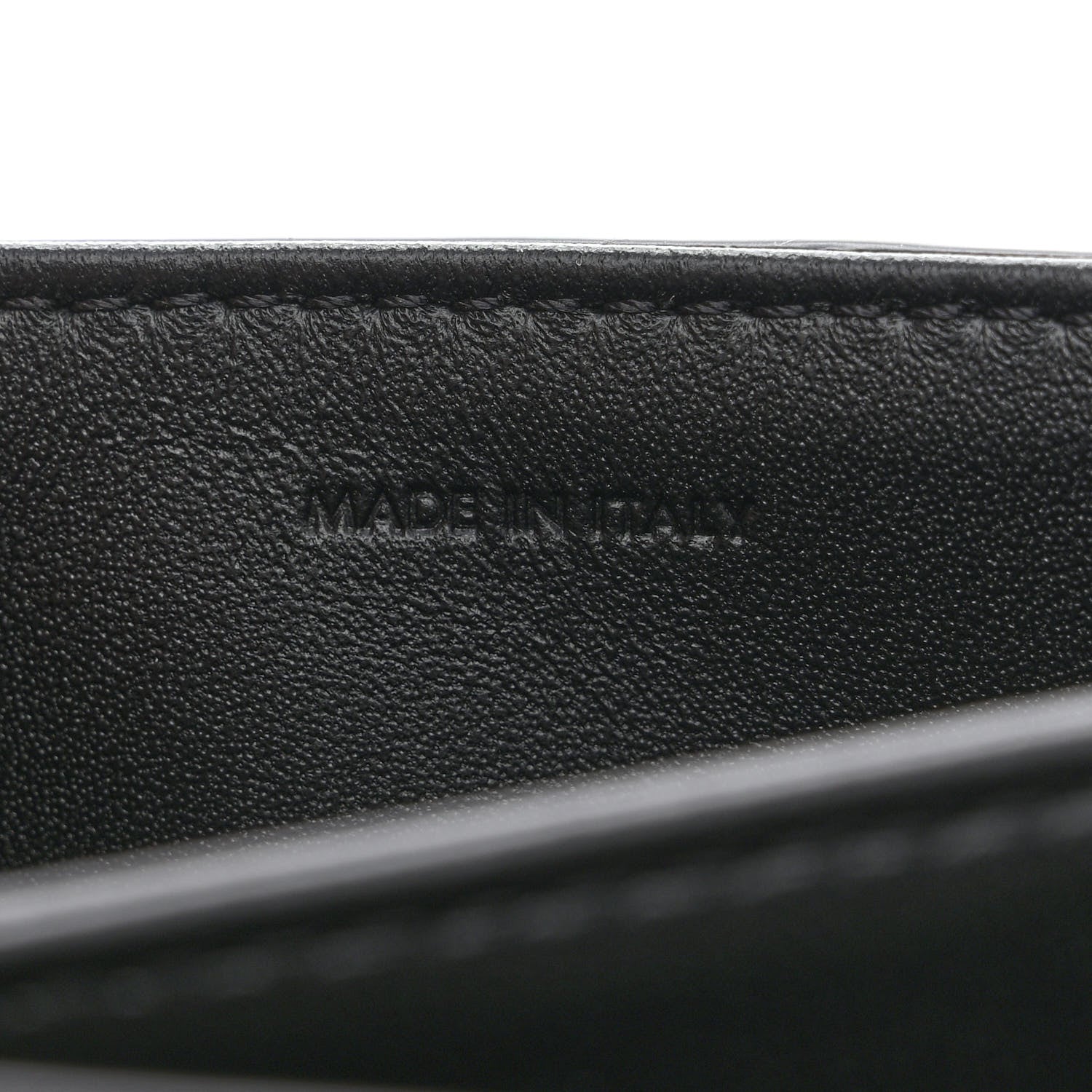 Celine Shiny Calfskin Teen Triomphe Black 7 of 11