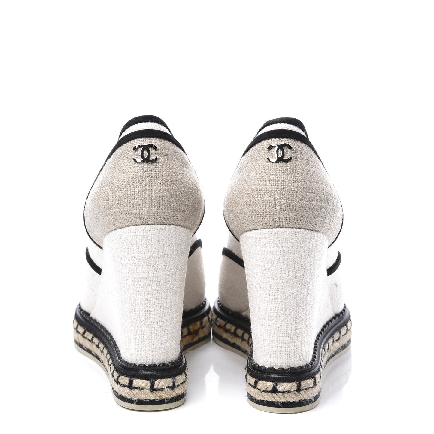Raffia Lace Up Wedge Espadrilles 37 Beige