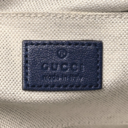 Gucci Sakai Be Green Calfskin Diagonal Stitched Small Blondie Shoulder Bag Blue Agata 6 of 11