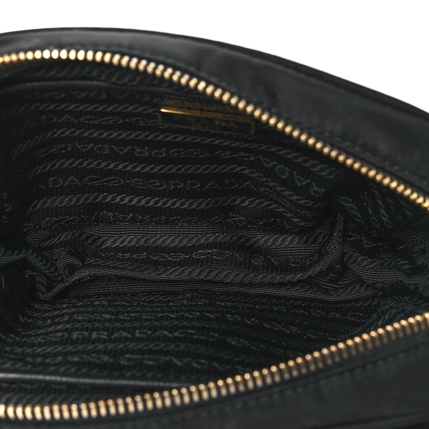 Prada Tessuto Nylon Bow Camera Bag Black 5 of 10
