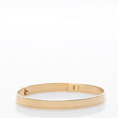 Hermes 18K Yellow Gold PM Collier De Chien Bracelet LG 3 of 6