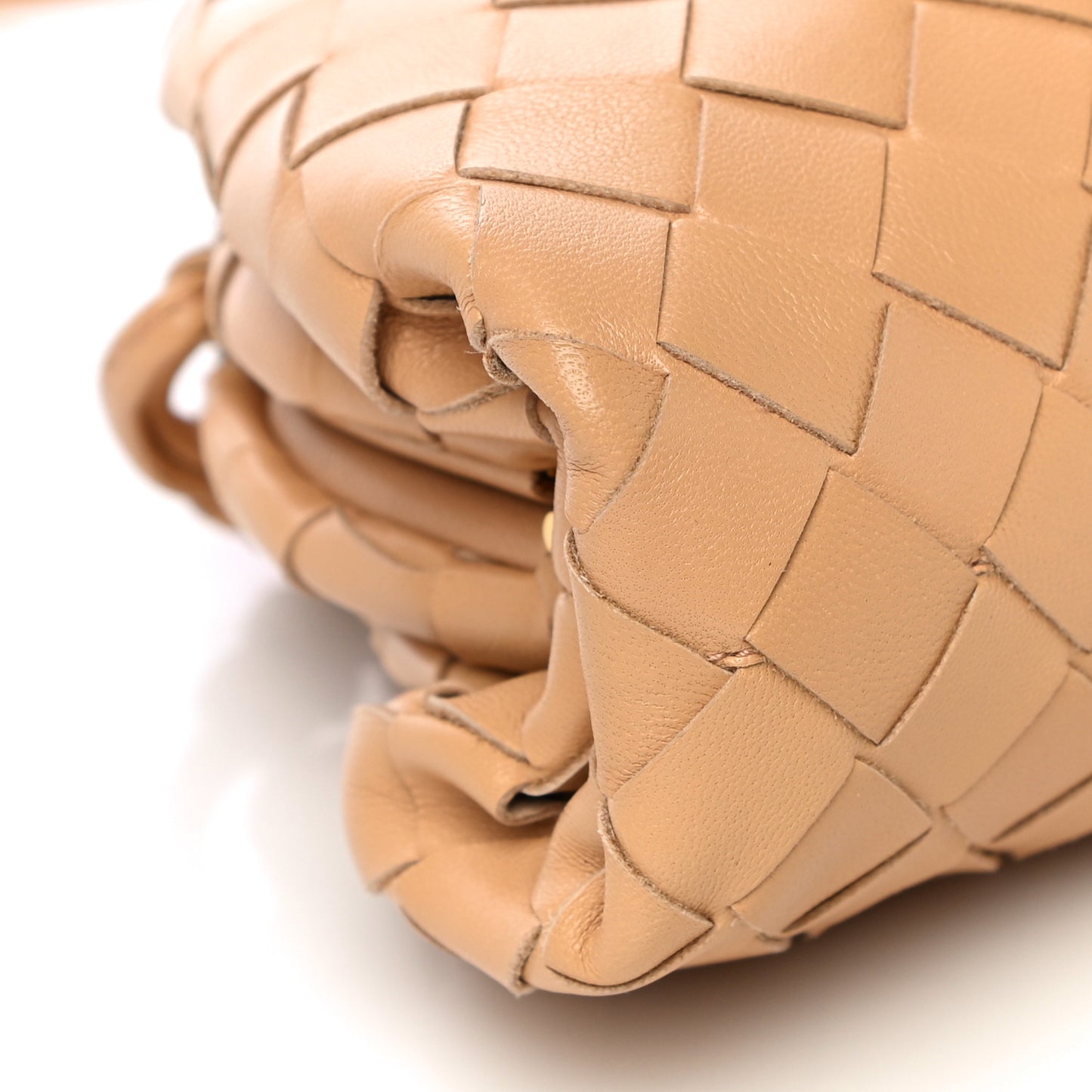 Nappa Intrecciato The Mini Pouch Almond