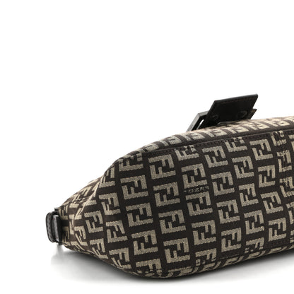 Fendi Zucchino Vitello Baguette Mogano Panna Bruciato 9 of 14