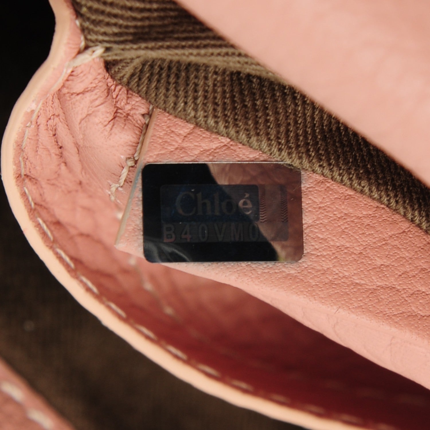 Chloe Grained Calfskin Small Marcie Saddle Bag Anemone Pink 8 of 8