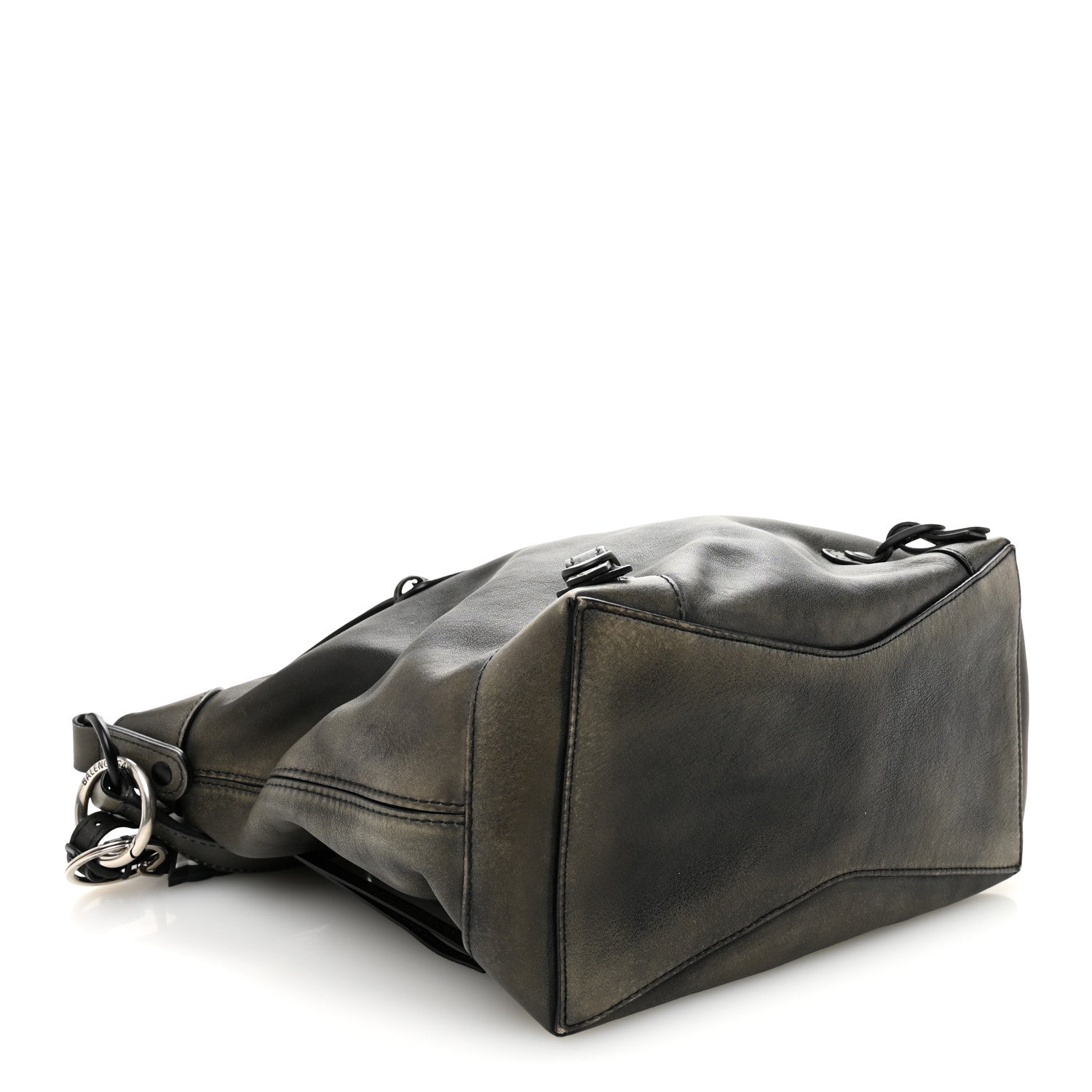 Balenciaga Used Calfskin Black Hardware Small Neo Classic Hobo Black 4 of 10