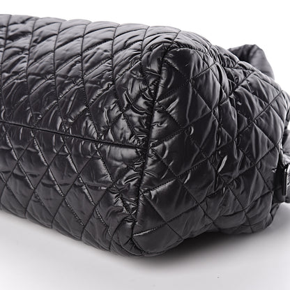Chanel Nylon Coco Cocoon Bowler Black 10 of 10