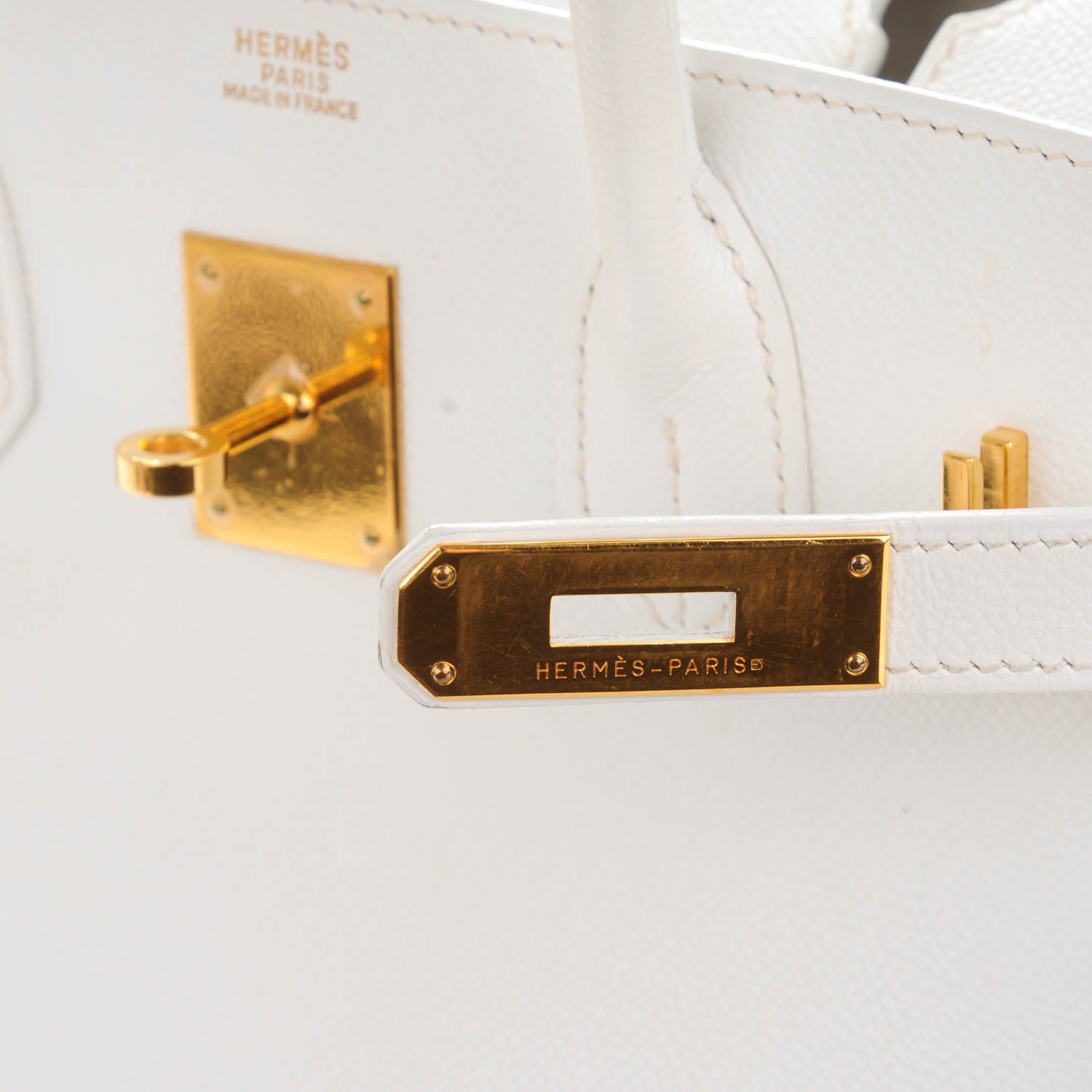 Hermes Epsom Birkin 30 White 8 of 23