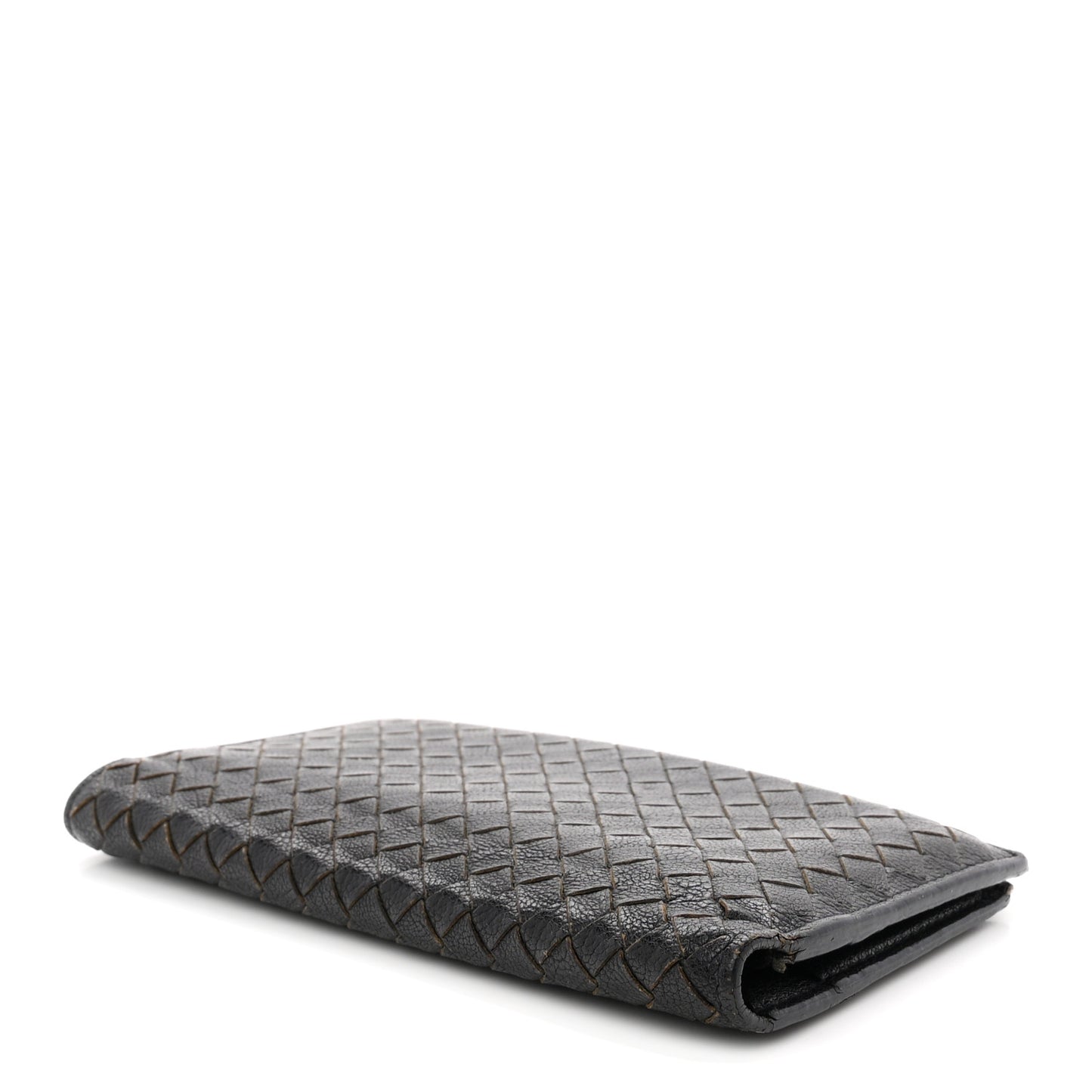 Nappa Intrecciato Long Wallet Black