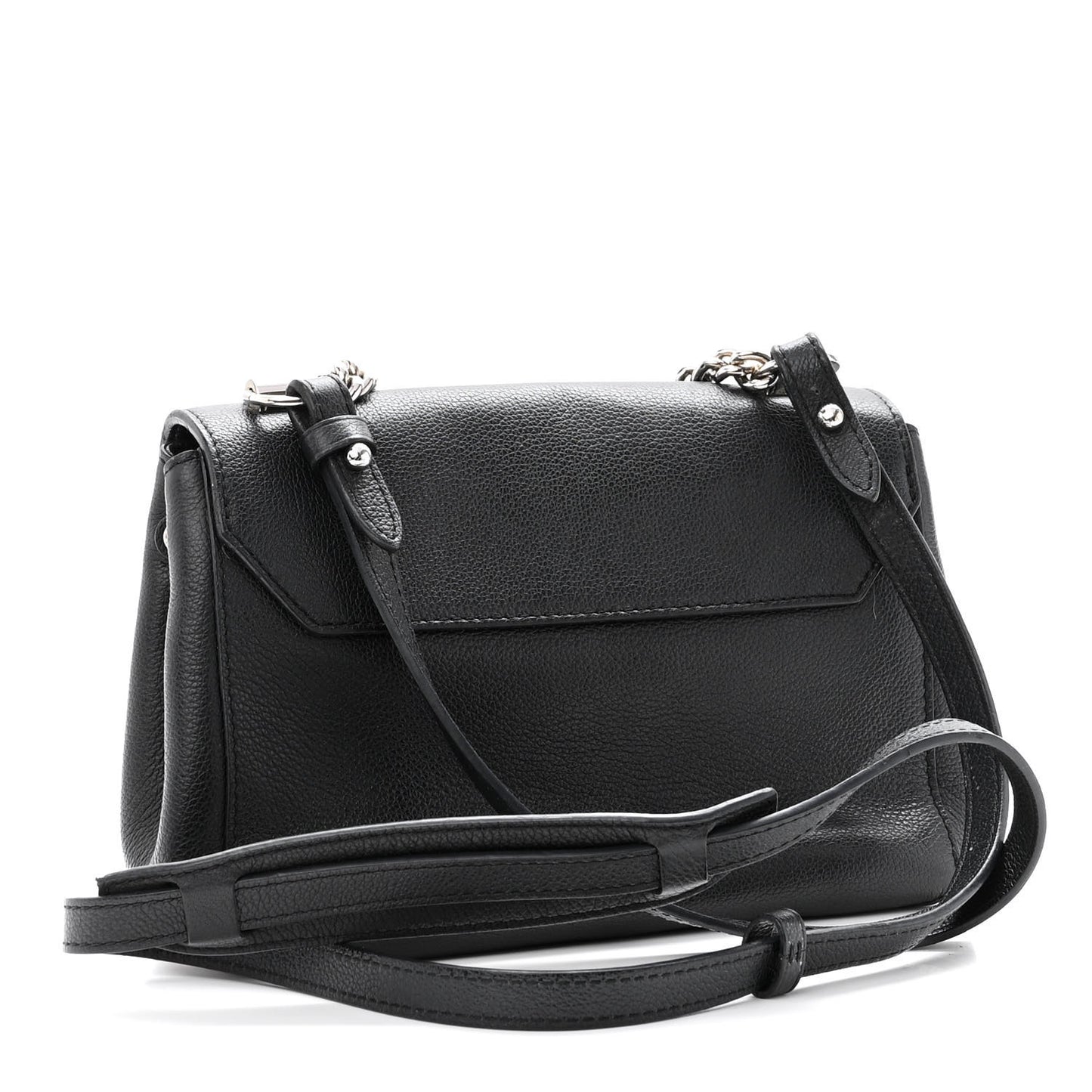Calfskin Lockme II Chain Bag BB Black