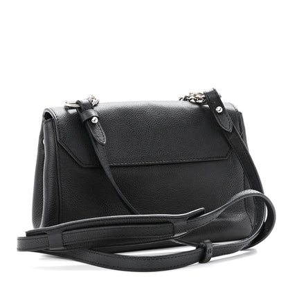 Louis Vuitton Calfskin Lockme II Chain Bag BB Black 3 of 9