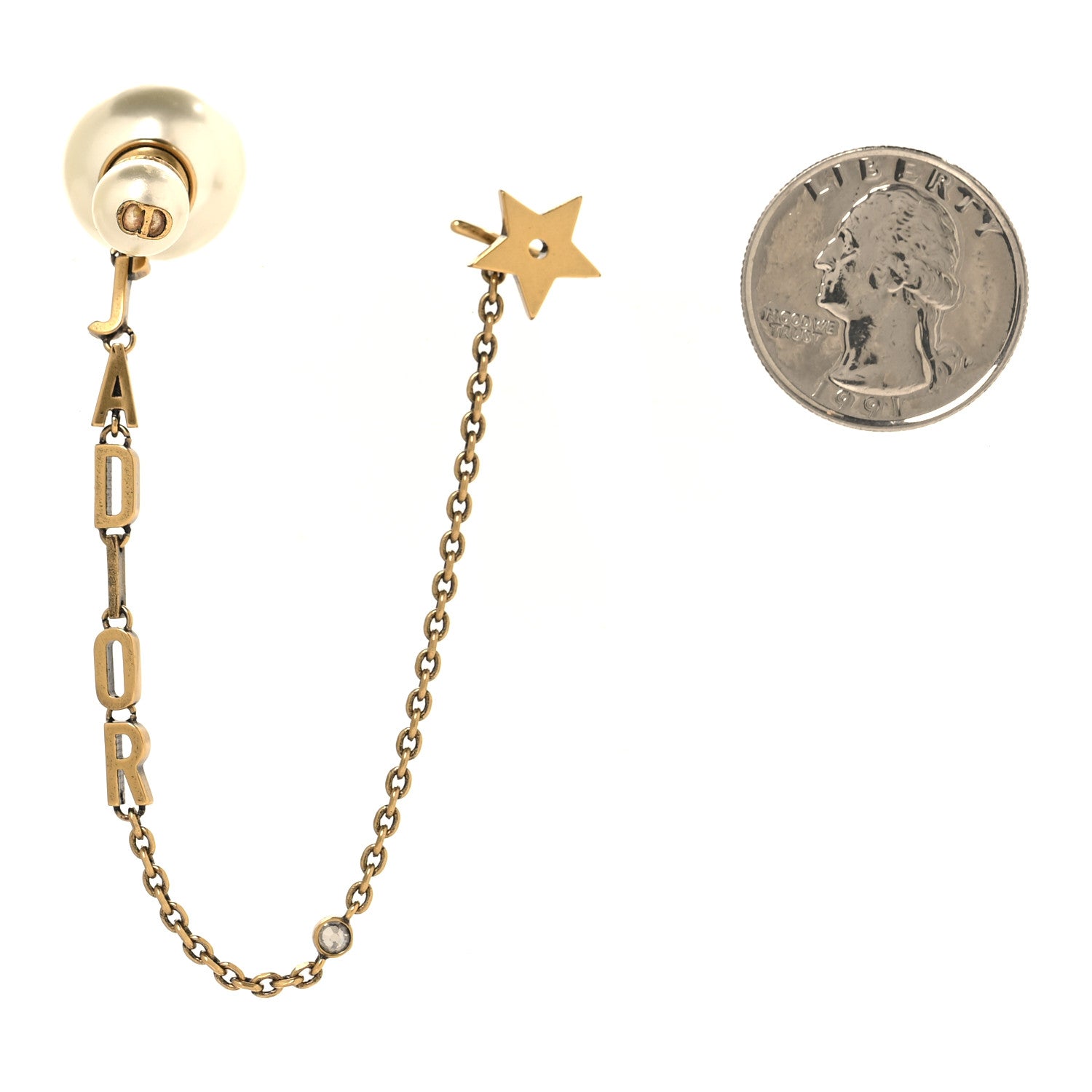 Christian Dior Pearl J'Adior Earring Gold 2 of 4
