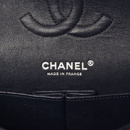 Chanel Caviar Quilted Medium Double Flap Navy 7 of 10
