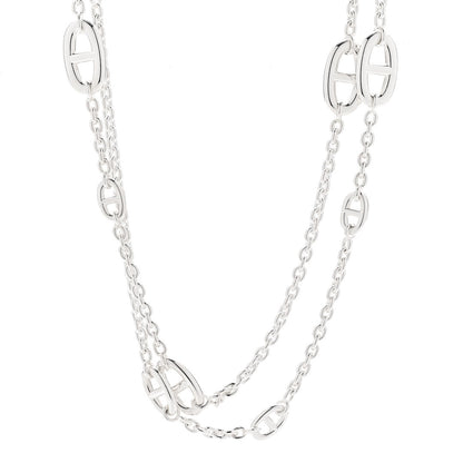 Hermes Sterling Silver Farandole Necklace 120 1 of 6