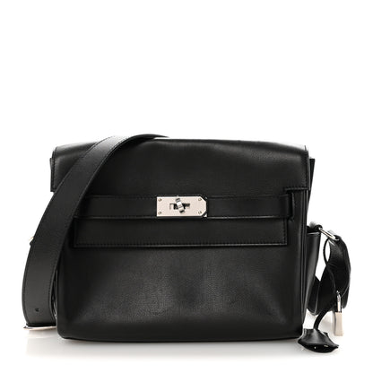 Hermes Evercolor Kelly Messenger PM Black 1 of 10