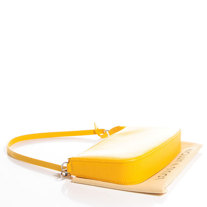 Louis Vuitton Epi Pochette Accessories NM Citron 4 of 7
