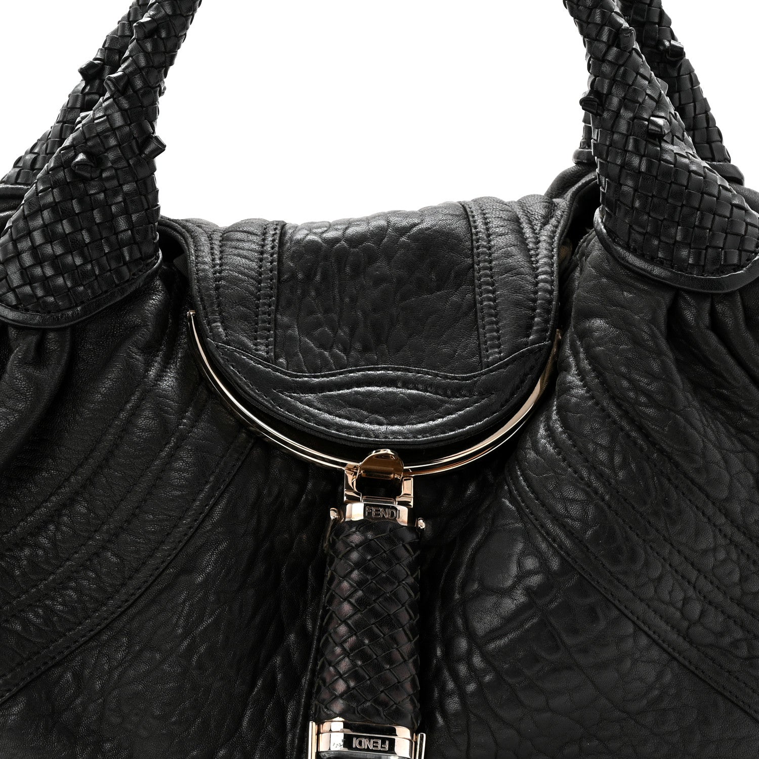 Fendi Nappa Nuvolata Spy Black 7 of 10