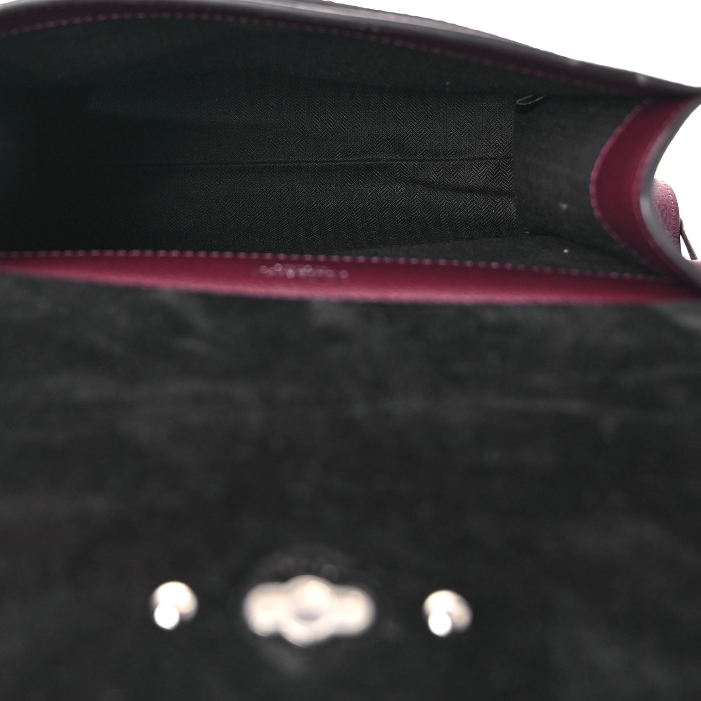 Small Classic Grain Calfskin Antony Messenger Crossbody Black Cherry