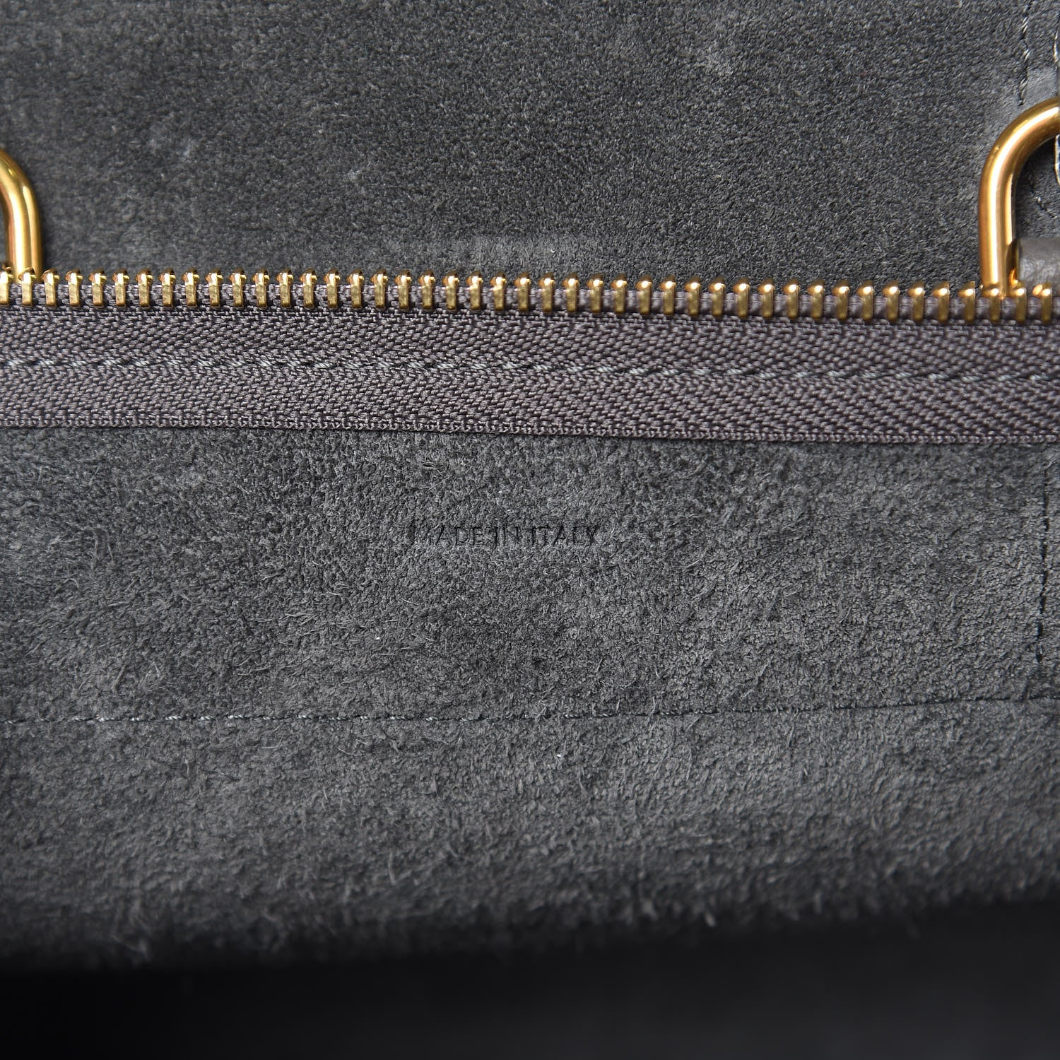 Celine Grained Calfskin Nano Belt Bag Grey 6 of 9