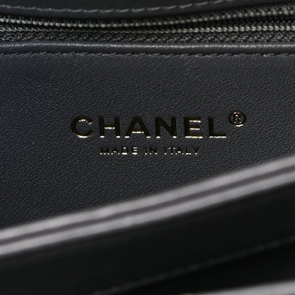 Chanel Lambskin Quilted Small Trendy CC Dual Handle Flap Bag Dark Grey 6 of 11