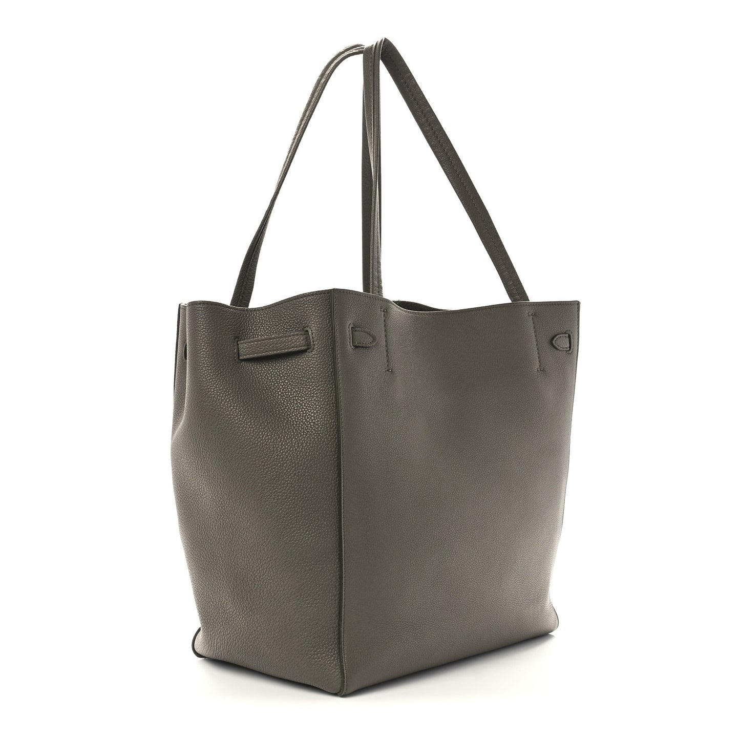 Soft Grained Calfskin Small Belt Cabas Phantom Taupe