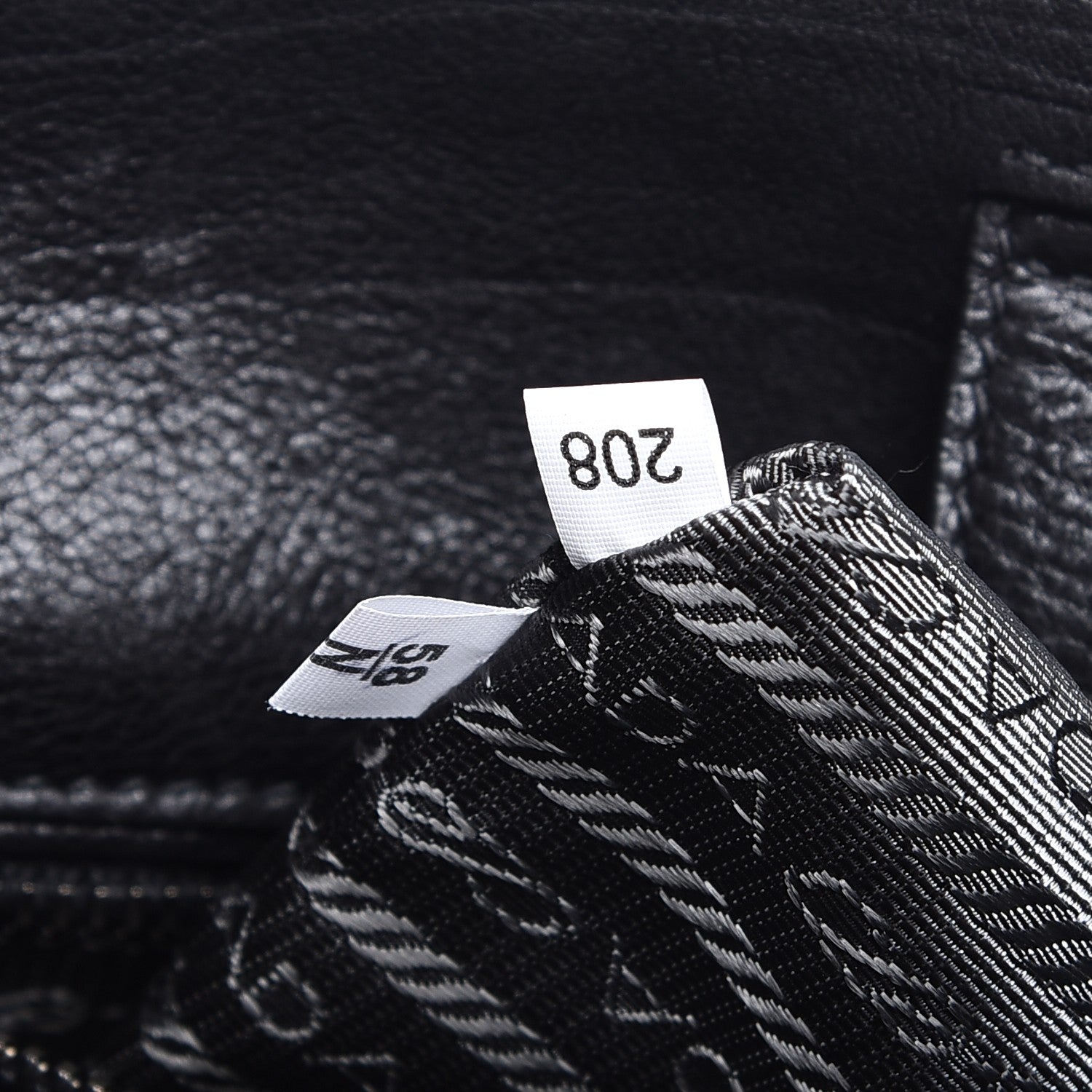 Prada Glace Calf Small Twin Pocket Tote Nero Black 8 of 12