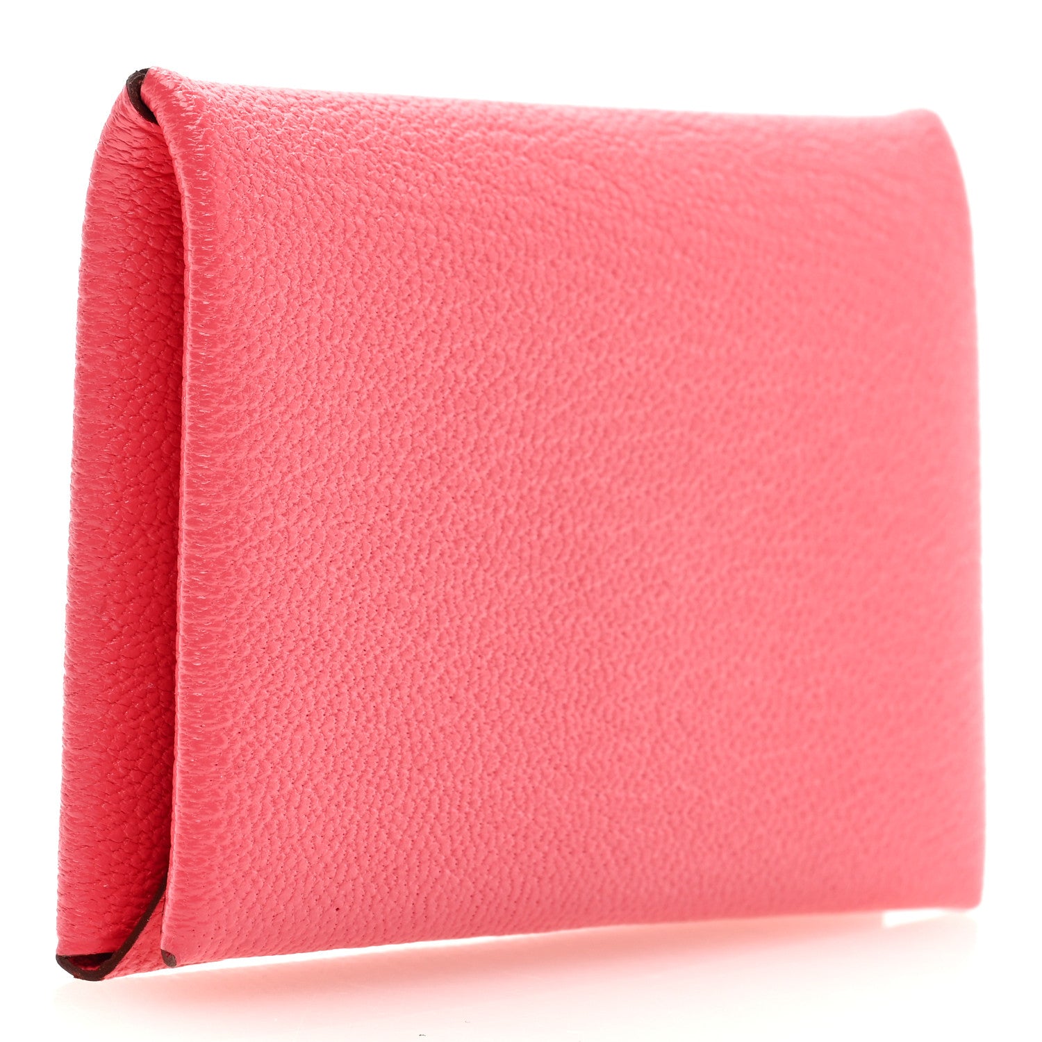Hermes Chevre Mysore Calvi Card Case Rose Lipstick 3 of 8