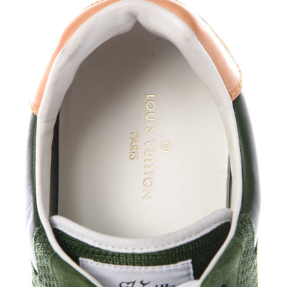 Louis Vuitton Calfskin Suede Abbesses Sneakers 6.5 Vert 8 of 9