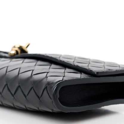 Bottega Veneta Nappa Intrecciato Long Andiamo Top Handle Clutch Black 10 of 10