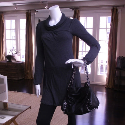 Chanel Lambskin SHARPEI Large Bag Black 2 of 11