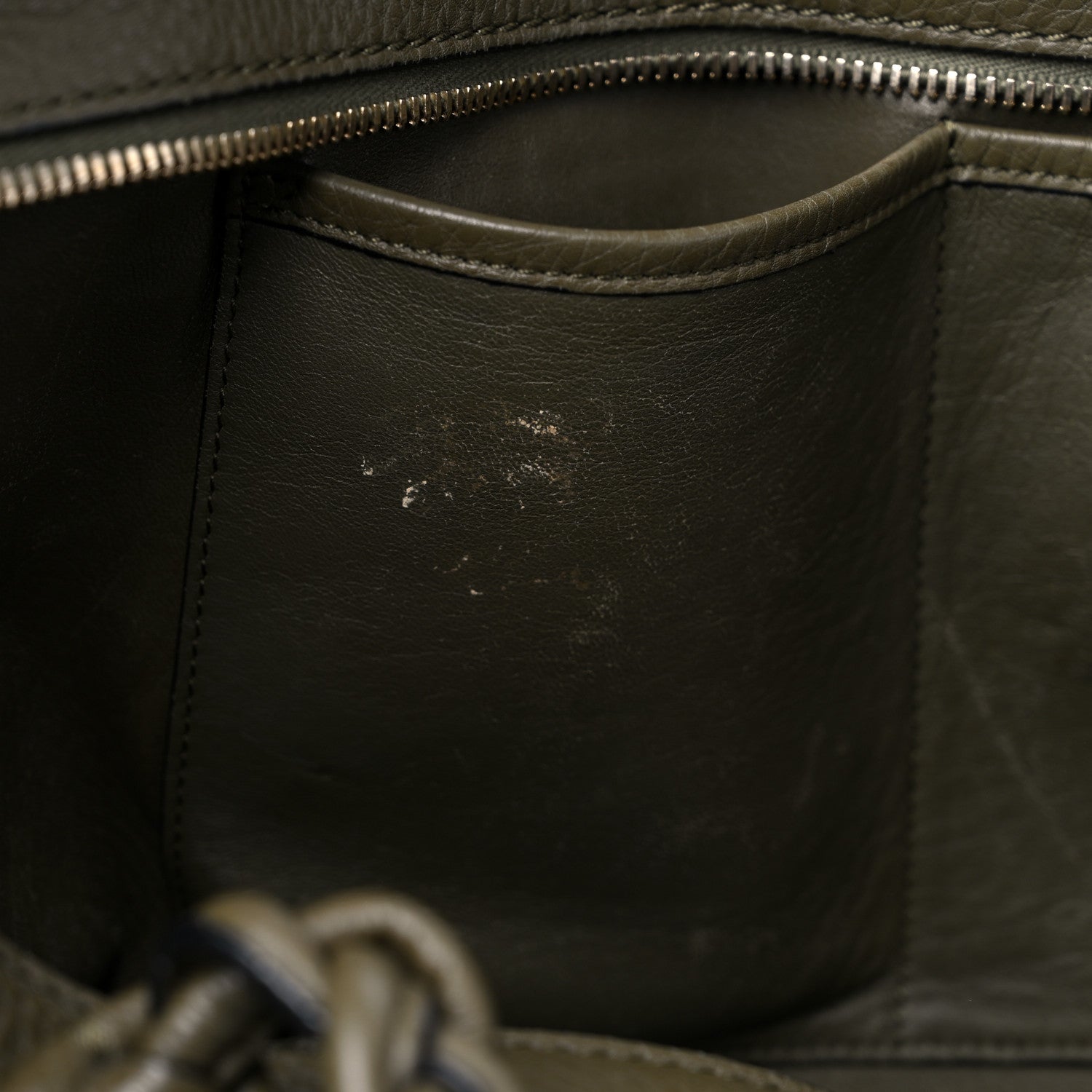 Valentino Garavani Grained Calfskin To Be Cool Tote Khaki 13 of 17