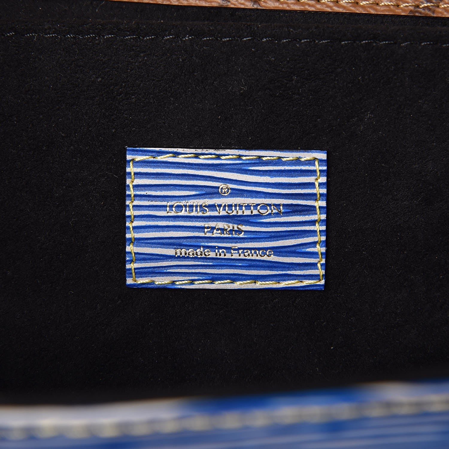 Louis Vuitton Epi Reverse Monogram Pochette Metis Denim Light 6 of 7
