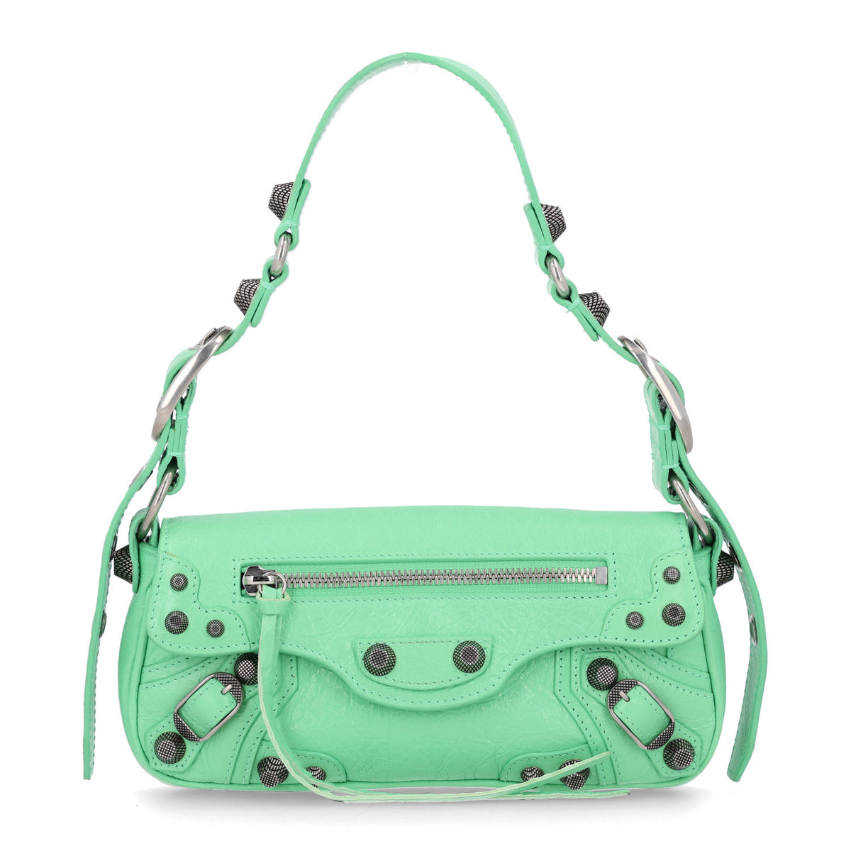Balenciaga Agneau Arena Le Cagole Sling Bag XS Mint Green 1 of 10