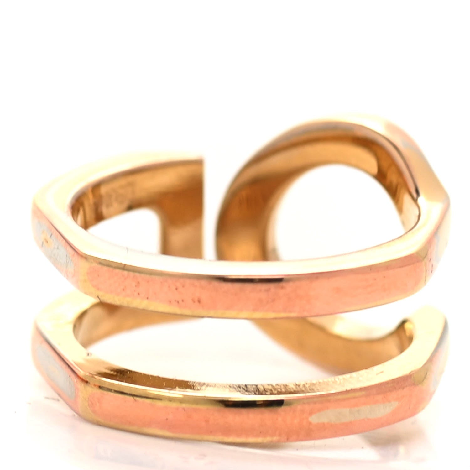 Louis Vuitton Serrure Ring M Gold 3 of 5
